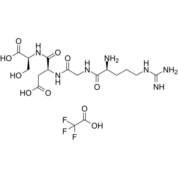 Arg-Gly-Asp-Ser TFA (RGDS peptide TFA; Fibronectin tetrapeptide TFA)